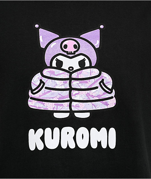 Hello Kitty® and Friends | A.LAB Kuromi™ Puffer Black T-Shirt | Zumiez
